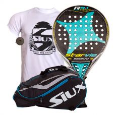 PACK STAR VIE R9.1 CARBON Y PALETERO SIUX MASTERCOMBI AZUL