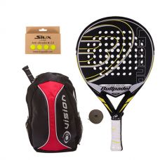 PACK BULLPADEL LEGEND LIMITED EDITION Y MOCHILA VISION ROJA