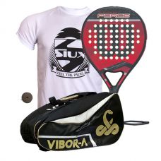 PACK WILSON CARBON FORCE Y PALETERO VIBORA MAMBA
