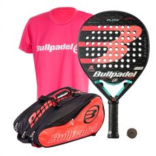 PACK BULLPADEL PALA 2020 + PALETERO + CAMISETA + OVER