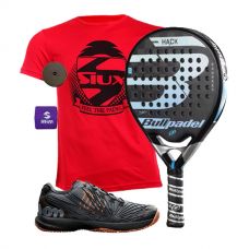 PACK BULLPADEL HACK CONTROL Y ZAPATILLAS WILSON