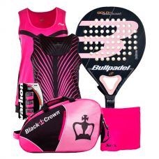 PACK BULLPADEL GOLD WOMAN 3.0 Y CAMISETA JHAYBER MUJER