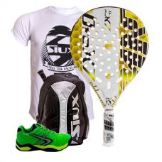 PACK AKKERON ORO BLANCO X7 Y ZAPATILLAS SOFTEE WINNER 1.0 VERDE