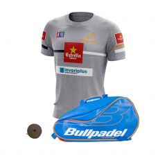 PACK BULLPADEL AVANTLINE Y CAMISETA BULLPADEL INTRIA MSANCHEZ