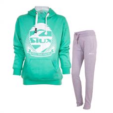 EQUIPACIN SIUX MUJER SUDADERA TURQUESA Y PANTALN GRIS