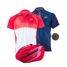 PACK PALETERO BULLPADEL Y POLOS TIRRENIA Y TRIPEI