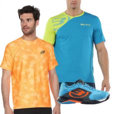 PACK BULLPADEL VERTEX 20V AZUL Y 2 CAMISETAS