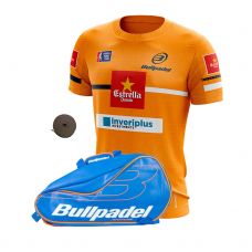 PACK PALETERO BULLPADEL Y CAMISETA INTRIA MSANCHEZ