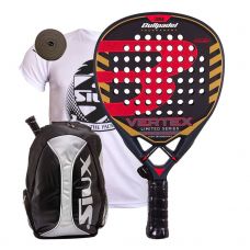 BULLPADEL VERTEX LIMITED SERIES Y MOCHILA SIUX PLATA