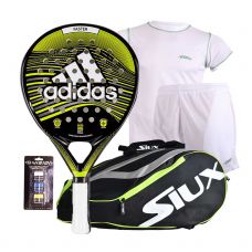 PACK ADIDAS FASTER Y PALETERO SIUX MASTERCOMBI VERDE