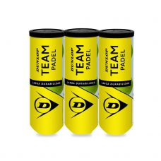 3 Botes Dunlop Team Padel