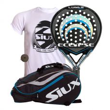 PACK ECLYPSE LUNAR CARBON Y PALETERO SIUX MASTERCOMBI AZUL