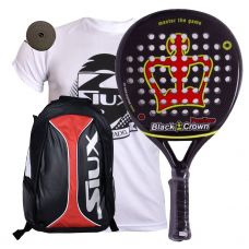 PACK BLACK CROWN PANTHER Y MOCHILA SIUX ROJA