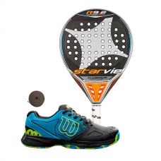 PACK STAR VIE R9.2 DRS CARBON Y ZAPATILLAS WILSON DEVO