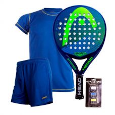 PACK HEAD STRATOS, CAMISETA Y PANTAL�N PADEL SESSION