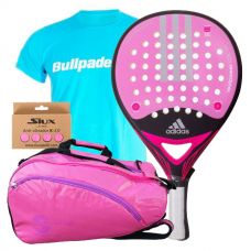 PACK MUJER ADIDAS REAL POWER CTRL 1.8 Y PALETERO SOFTEE