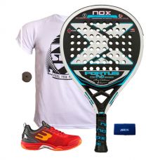 PACK NOX PORTU 9.3 Y ZAPATILLAS BULLPADEL BEWER