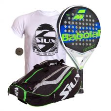 PACK BABOLAT CONTACT Y PALETERO SIUX MASTERCOMBI VERDE