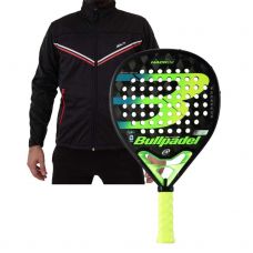 PACK BULLPADEL HACK 20 Y SOFTSHELL SIUX FUSION NEGRO