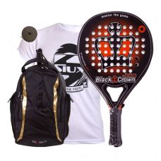 PACK BLACK CROWN JOKE 2018 Y MOCHILA SIUX DIABLO DORADA