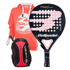 PACK BULLPADEL GOLD 3.0 WOMAN Y MOCHILA VISION