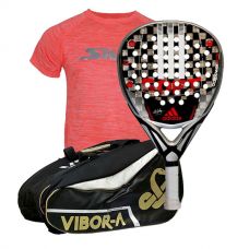 PACK ADIDAS ADIPOWER ATTK SOFT 1.8 Y PALETERO VIBOR-A MAMBA