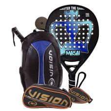 PACK BLACK CROWN MASAI Y MOCHILA, NECESER Y MONEDERO VISION