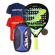 PACK BULLPADEL HACK 02 Y MOCHILA SIUX TRAIL 2.0