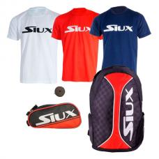 PACK SIUX TRAIL 2.0 ROJO Y NECESER SIUX ROJO