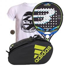 PACK BULLPADEL WING PRO Y PALETERO ADIDAS CONTROL CRB