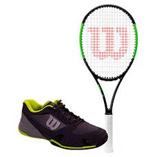 PACK WILSON BLADE 101L Y ZAPATILLAS WILSON RUSH PRO 2.5