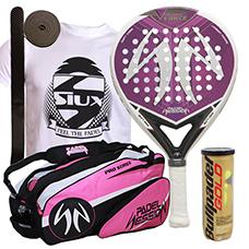 PACK PADEL SESSION V FORCE LADY Y PALETERO PRO SERIES