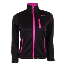 Softshell Siux Laurez Mujer Negro Fucsia