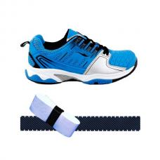 Zapatillas Softee K3 Azules + overgrip + protector