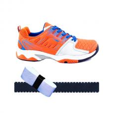 Zapatillas Softee K3 Naranja + overgrip + protector