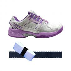 Zapatillas Softee K3 Violeta + overgrip + protector